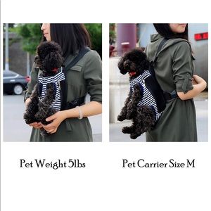 Pet carrier backpack/frontpack